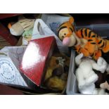 Two Steiff Bears, Build a Bear workshop (Boxed), Pinocchio etc:- Two Boxes