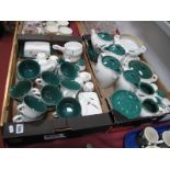Denby Green Wheat Table Pottery, of approximately sixty three pieces.
