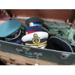 CCB Masura Anul Labelled Military Hats, ADL59 1856 D labelled example, and others, shirt, travelling