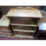 Pine Bookshelves 63.5cm wide.