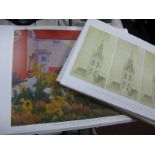 A Large Quantity of Unframed Prints:- After Spencer Gore; Harold Gilman's House at Letchworth