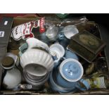 Denby Stoneware Tea-Service, glass-ware etc:- One Tray