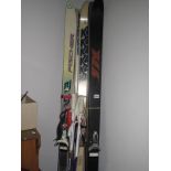 Fischer Vacuum Ski's; together with two other pairs of ski's, Kerma poles and a pair of Dalbello ski