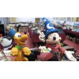 Two Large Moulded Walt Disney Figures.,