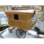 A Scratch Built Gypsy Caravan, removable roof with fitted interior etc.