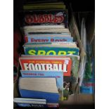 Tropical Times 1977 Annual, Every Boys Annual, other childrens books, comics etc:- One Box.