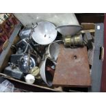 Premier 4 Acetylene lamps, rally car lamps lens etc:- One Box