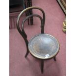 An Early XX Century Child's Bentwood Chair.