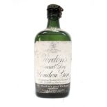 Gin - Gordon's Special Dry London Gin, 1950's small size bottle with metal spring cap, 70d proof.