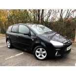 2010 [MV60 MXY] Ford Focus C-MAX in Black, 132,461 Miles, 1.6TDCi Zetec (diesel) 5-door hatchback. 3