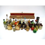 Spirits - A Collection of Spirit Miniatures, including Bell's, liquores, Chartreuse, Vermouth,