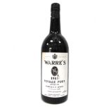 Port - Warre's Vintage Port 1983, bottled 1985, 75cl.