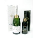Champagne - Pol Roger Reserve, 150cl, 12.5% Vol., boxed; Pol Roger Vintage Champagne 2008, 75cl,