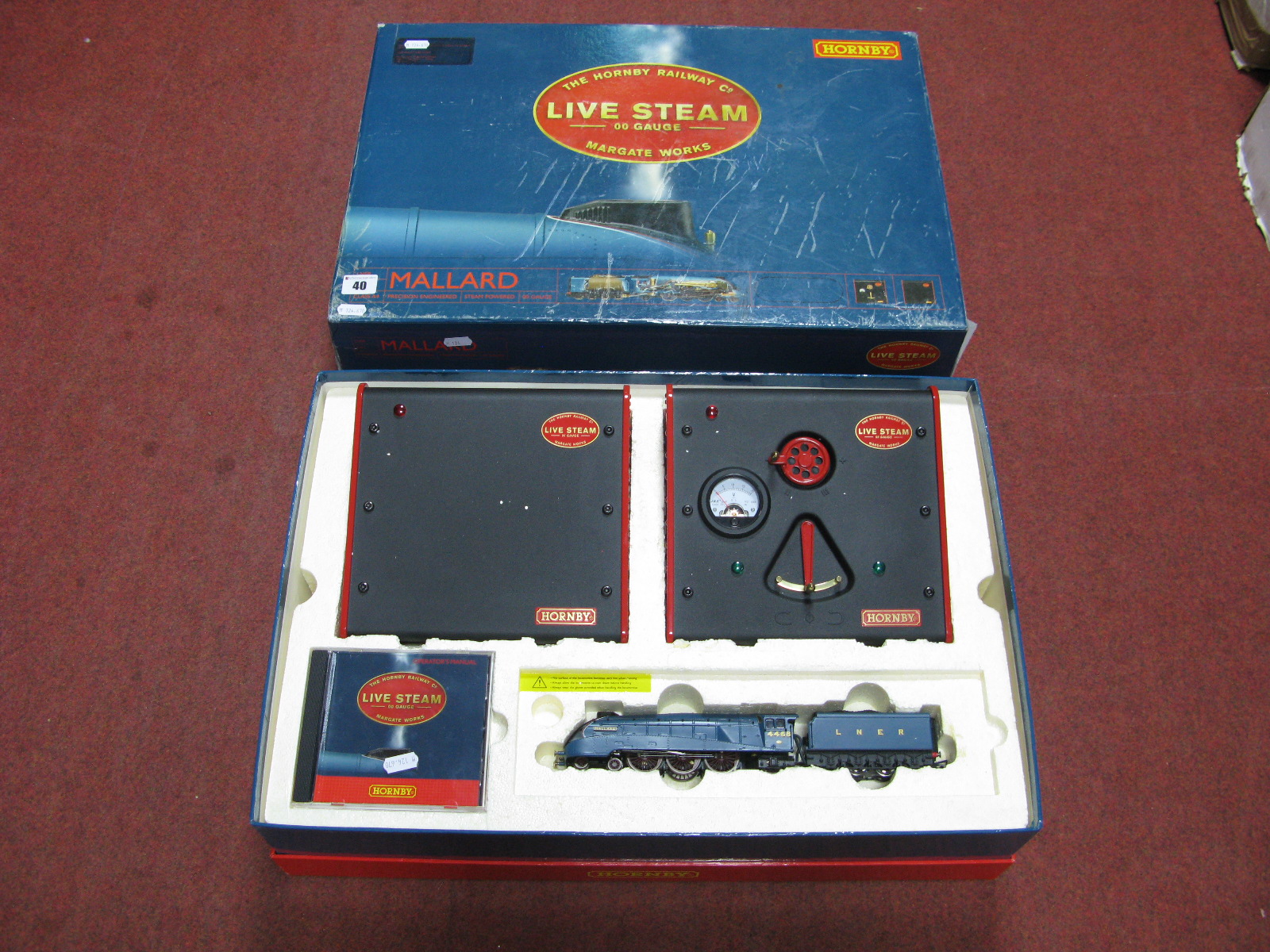 A Hornby 'OO' Gauge Live Steam 'Margate Works ' Set, comprising of Class A4 4-6-2 locomotive and