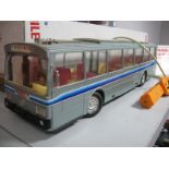 A Rico (Spain) Remote Control Plastic Large Scale Model Mercedes Bus with sliding perspex,