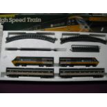A Hornby "OO" Gauge #R673 High Speed Electric Train Set, comprising of HS7 Power Car, HS7 Dummy Car,