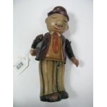 A Pre-War Japanese Celluloid Clockwork Character Figure, 'Wellington Wimpy' from Popeye, 18cm