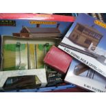 A Small Quantity of Model Railway, both "OO" gauge and 'O' gauge, including three unmade Hornby "OO"