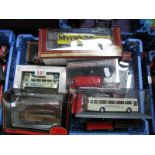 Eleven 1:76th Scale Diecast Model Buses and Commercial Vehicles by Corgi 'The Original Omnibus