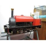 A 5" Gauge Live Steam Hudswell Clarke (of Leeds) 0-4-0 Saddle Tank Locomotive, gas powered - cab