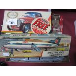 Two Plastic Kits, MG TC Sports by Matchbox and Airfix, 144 scale Trident, both boxed, appear