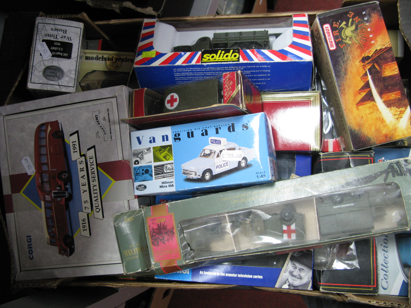 A Quantity of Diecast Model Vehicles, by EFE, Corgi, Vanguards, Solido, Lledo and other, all boxed.