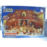 A Boxed Modern Star Wars Attack of the Clones Geonsis Battle Arena with 'Secret' Hanger and Droid