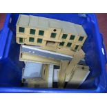 A Quantity of Hornby Dublo Two Rail Plastic Buildings, including goods yard, stations, all spares,