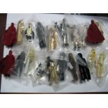 Twenty Original Star Wars Trilogy Plastic Figures, including Logray Ewok Medicine Man with headdress