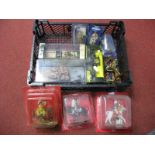 A Quantity of Military Themed Diecast and White Metal Model Vehicles and Figures, by Solido, Del
