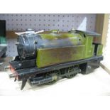 A Mid XX Century Bowman Models 'O' Gauge 0-4-0 Live Steam Locomotive, R/No 265, LNER green and black