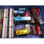 A Quantity of 'OO' Gauge Rolling Stock, by Hornby, Lima etc, tankers, box vans, hoppers, bogie