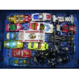 A Quantity of Mainly 1970's Corgi Diecast Vehicles, all racing, sports car based, all playworn.