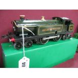A Hornby 'O' Gauge No 2 4-4-4 Great Western No 7202, ex clockwork low converted to three rail
