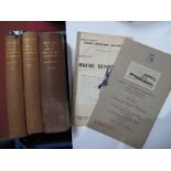 A Small Collection of Great Western Ephemera, history of The GWR by MacDermot Vol 1, parts 1 and