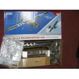 An E-Flute Balsa Wood Sport Scale Piper L-4 Grasshopper 250 Model Aircraft, wingspan 970mm, per-