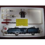 A Hornby 'OO' Gauge Live Steam 'Margate Works', comprising of Class A4 4-6-2 locomotive and eight