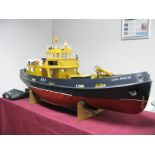 A Scratch Built Wooden Construction Radio Control Model of a Loyal Class Tug Boat, 'Loyal