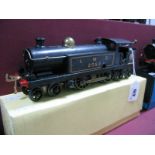 A 1920's Hornby 'O' Gauge No. 2 4-4-4 Locomotive, clockwork, fully repainted in LMS black.