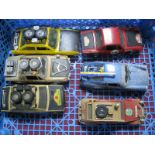 Six 1/25 Scale of Similar Diecast Cars by Politsil and Nacoral, all Race or Rally versions,