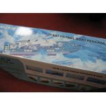 A 1:32nd Scale Plastic Model Vosper Fast Patrol Boat, ready to assemble kit by Hooben #C7564, R/C