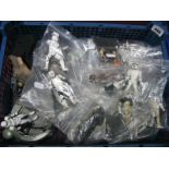 Approximately Thirty Modern Star Wars Plastic Figures, all loose, sometimes with weapons/