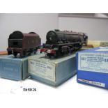 A Hornby Dublo OO Gauge Two Rail (Converted From Three Rail) Ref EDL2 Steam Locomotive, and Six