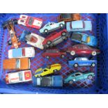 A Quantity of 1960's/1970's Dinky Diecast Toys, all cars, racing cars, including Ford Capri, Lotus