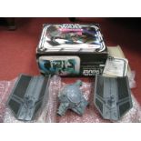 A Boxed Original Star Wars Trilogy Darth Vader The Fighter, The Tie Fighter is branded Kenner but in