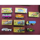 A Quantity of Matchbox 1:75;s 'Superfast', including No. 23 Volkswagen Camper in orange, No. 13 Baja