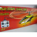 A Century UK Razor 500 SE High Performance R/C Helicopter, user handbook. Boxed.