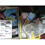 A Quantity of Comics, including 2000AD, Star Wars mugs, Readers Digest vintage car miniatures:-