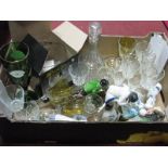 Continental Figures, glassware, decanter etc:- One Box