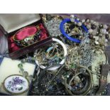 A Mixed Lot of Assorted Costume Jewellery, including chains, bangles, pendants etc.